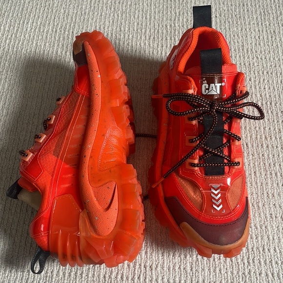 Caterpillar Intruder XL Orange Supercharged Chunky Y2k Sneakers - Picture 9 of 14
